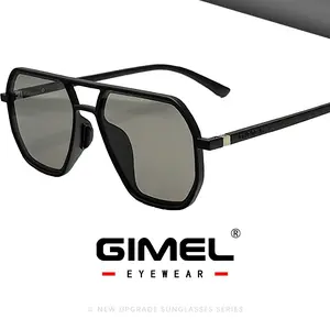 GIMEL-02 aviator sunglasses, unisex, UV400 protection TAC polarized glasses! designer Sunglasses for Travel USE, driving glass /Summer 2025 Geometric Frame Double Beam , Travel Accessories,summer Outfits, summer Freshness,