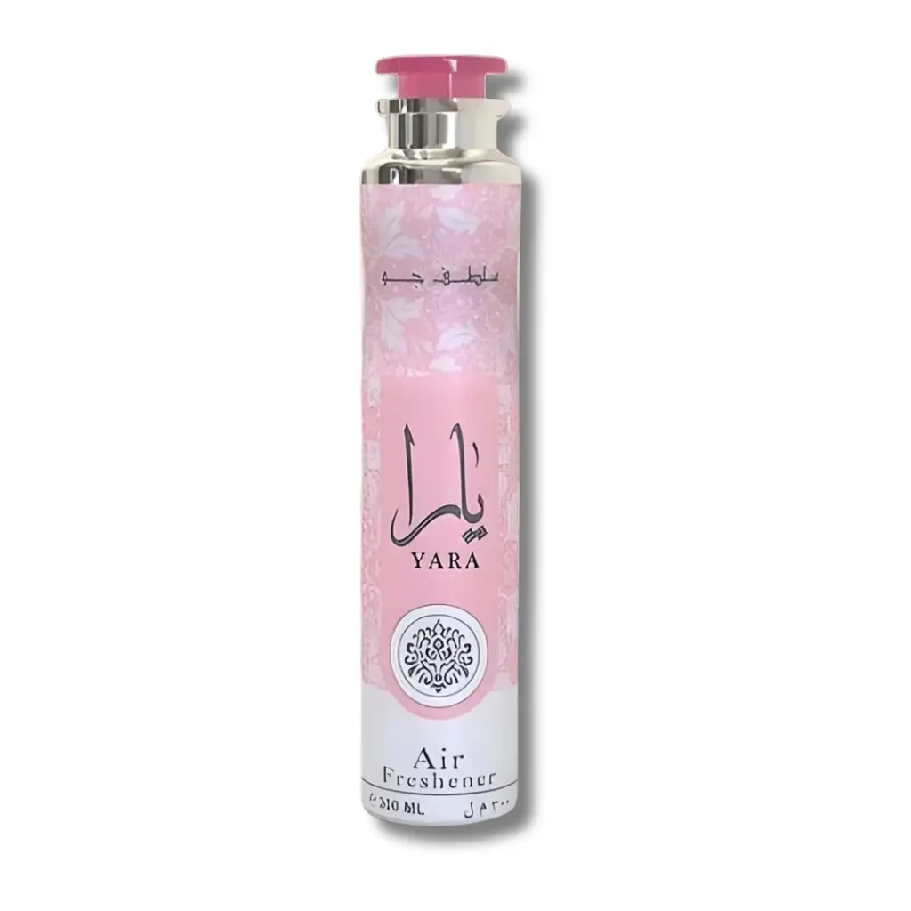 LATTAFA YARA Long-Lasting Air Freshener - 10fl.oz (0-500 ml Range) Chemical-Free Family-Safe Orange Rose Perfumed Diffuser, Home Fragrance & Decor Household Item, 60-Month Shelf Life