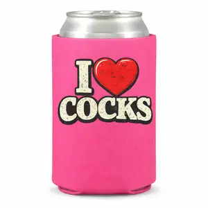 Neoprene can koozie I love