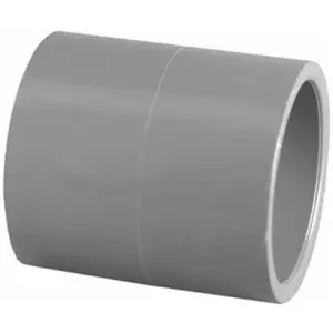 212 MAIN 1 in. PVC Schedule 80 Slip x Slip Coupling, PVC Material, Charlotte Pipe 08100 1400HA, Pipe Joining Fitting, Universal Part