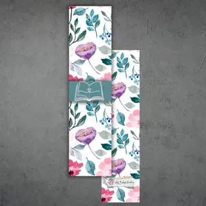 Watercolor Floral - Sage Bookmark
