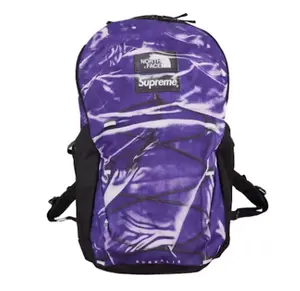 Supreme x TNF Printed Borealis Trompe L'oeil Backpack Purple