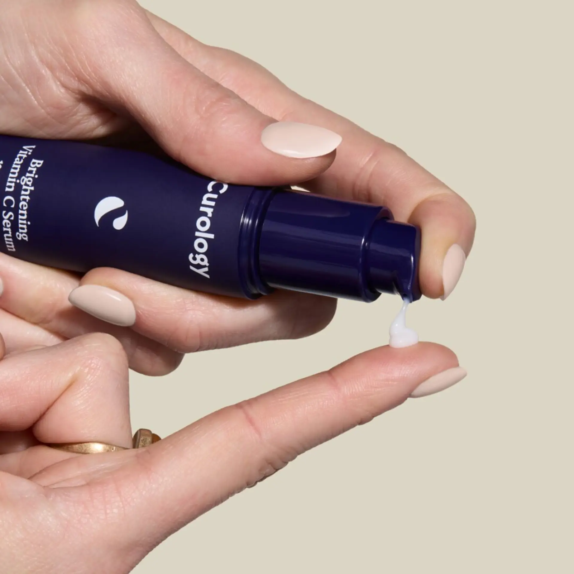 Curology Brightening Vitamin C Serum for Adults - 10% Vitamin C + Azelaic Acid, Fragrance-Free Serum for Uneven Tone, Redness & Acne-Prone Skin, Glow Up & Skin Transformation Support Milky Moisturizer