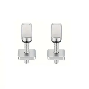 2-Pack Surfboard Fin Screws, Tool-Free Stainless Steel Finger Fin Screws Replacement, Suitable for Sup Surf Long Board Paddle (m4*19mm)