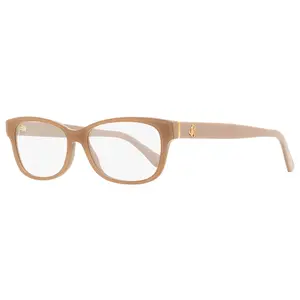 Jimmy Choo Rectangular Eyeglasses JC278 KON Nude Glitter 54mm