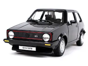 1979 Volkswagen Golf Mk1 GTI - Black 1:24 Diecast 1:24 Scale Model - Bburago 21089BK
