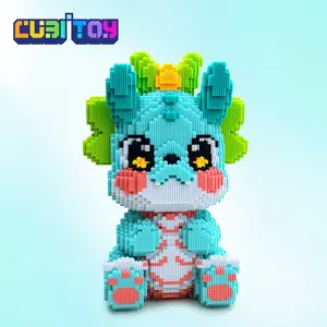 CubiBRICK Animation Series Misty Dragon (11012PCS) 3D Micro Building Block Model