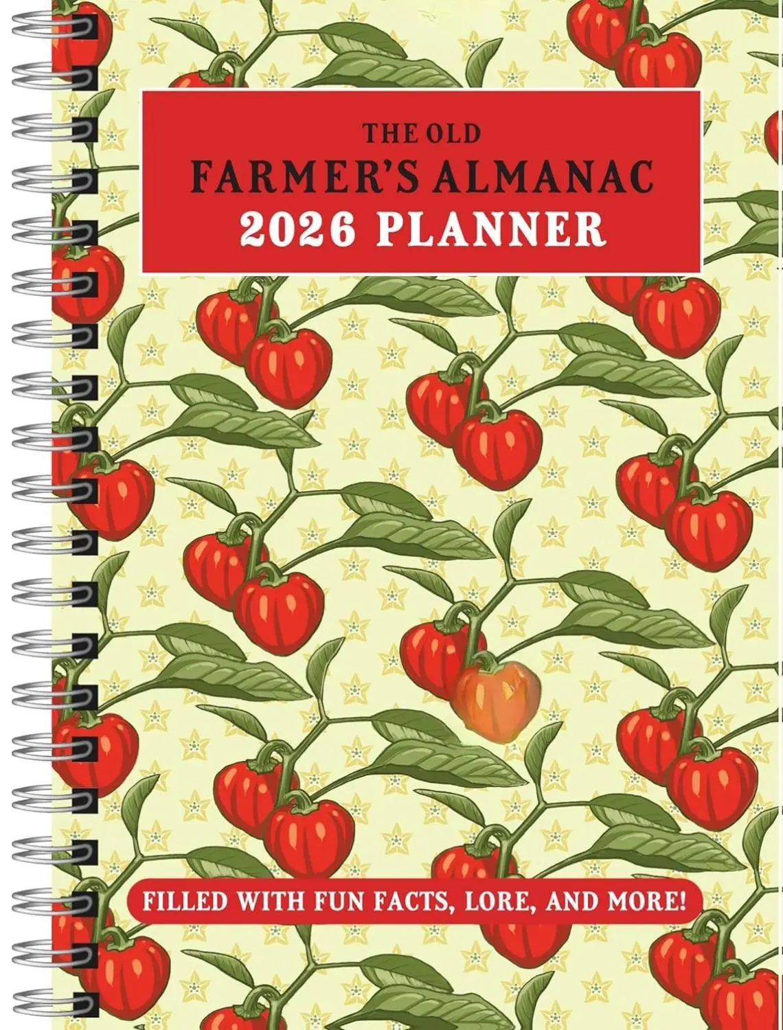 2026 Old Farmer's Almanac Weekly Planner - Paperback Children's Activity Book, Notebook Planner with Full-Color Illustrations, Moon & Solar Eclipses Content, Password & Address Spaces for Families