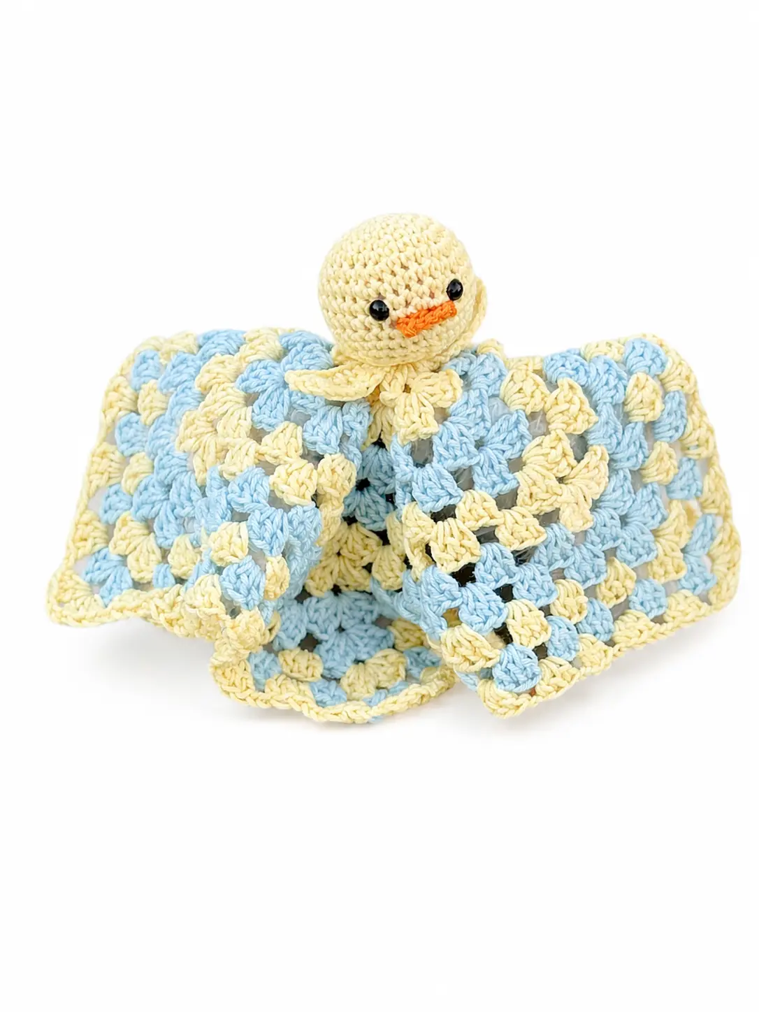 Made to Order: Yellow & Blue Snuggle Ducky Security Blanket