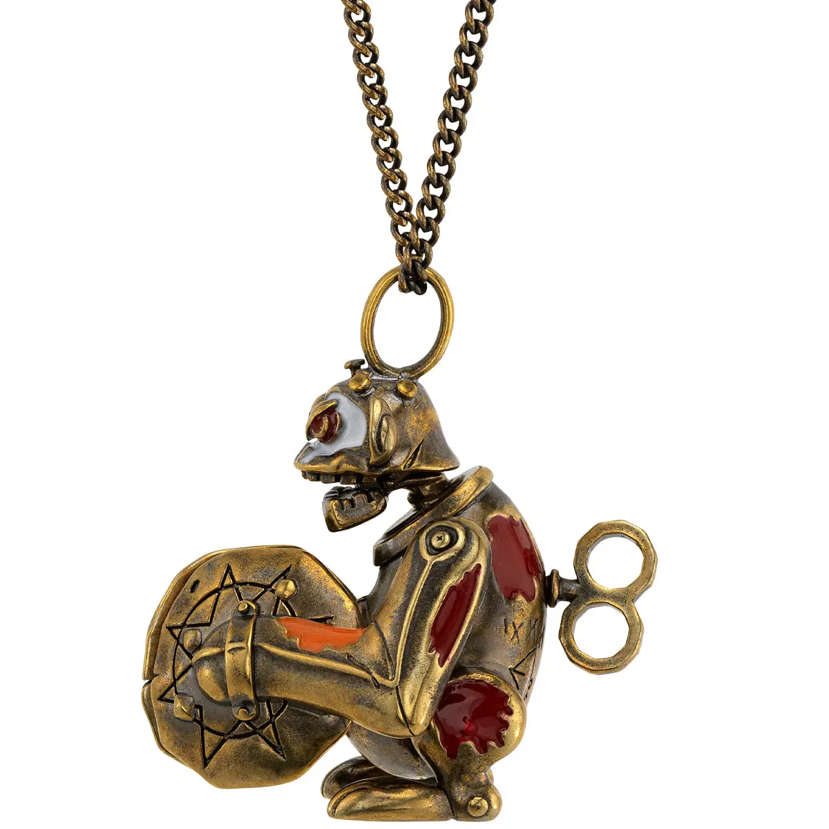 League of Legends X RockLove ARCANE Jinx Mechanical Monkey Necklace League of Legends X RockLove ARCANE Jinx Mechanical Monkey Necklace
