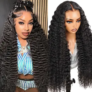 [Lily Live Only] 13×6 Natural Color / 4/27 Highlight Lace Front Wig Deep Wave Frontal Wig Curly Human Hair Wig 13x4 Colored Human Hair Wigs