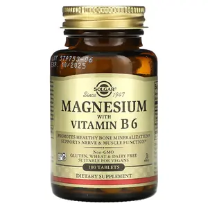 Solgar Magnesium With B6, 100 Tablets