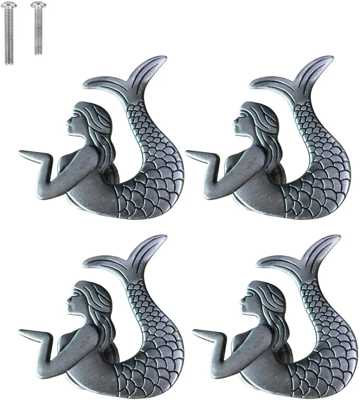 Mermaid Drawer knobs Nautical Beach Ocean Theme Home Deco