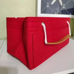 red purse insert