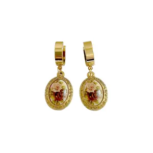 Joan One Of One Flower Gold Earrings | cocoatemyshoes