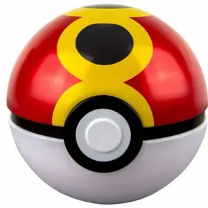 Pokémon Brand Official Poké Ball Collectible Toy - Red & White Design with Yellow Symbol (designs very)