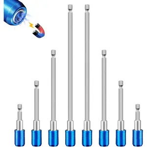 Drill Bit Extension Set Magnetic Quick Change Impact Bit Holder for Screwdriver Bits Nuts Drills Versatile Hardware Solution