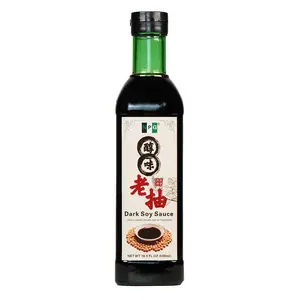 NPG Premium Dark Soy Sauce 16.9 FL Oz/ 500ml, All Purpose Seasoning, Coloring and Flavoring, Perfect Condiment for Japanese Sushi, Chinese Cuisine