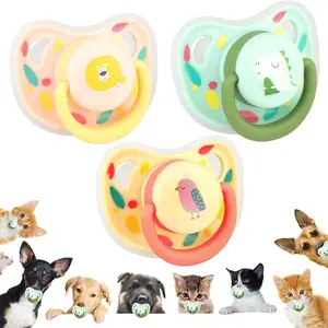 Soft Silicone Pet Pacifier Dog Teething Toy Durable Chew Plaything For Cats