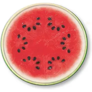 Round Metal Tin Sign Rustic Wall Decor Watermelon Fruit Slice Plaque for Home Garden Kitchen Bar Cafe Restaurant Garage Retro Vintage Wall Art Wall Decor Retro Vintage 12x12 Inch