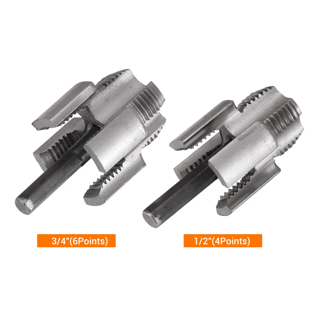 Carbon Steel Dual-Function Pipe Threader Machine Kit (1/2"-3/4"), DIY Tools for PVC, CPVC, ABS, MPP Pipes, Internal & External Thread Cutting Tool, Pipe Thread Cutting Tool
