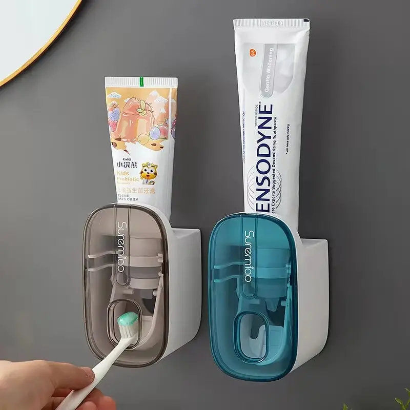 Wall-Mounted Automatic Toothpaste Dispenser – Hands-Free Convenience for a Tidy Bathroom