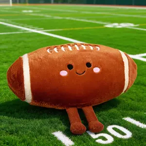 Legged Rugby Plush Pillow Toy, Fan Collection Decoration, Birthday Gift, Graduation Season Present, Unisex Soft Cushion