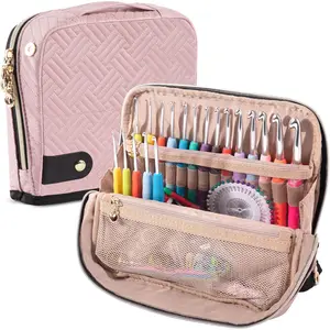 Empty Crochet Hook Case - Crochet Hook Organizer Case Stand Up-Corchet Organizer - Crochet Hook Holder for Knitting & Crochet Supplies, Crochet , Crochet Accessories