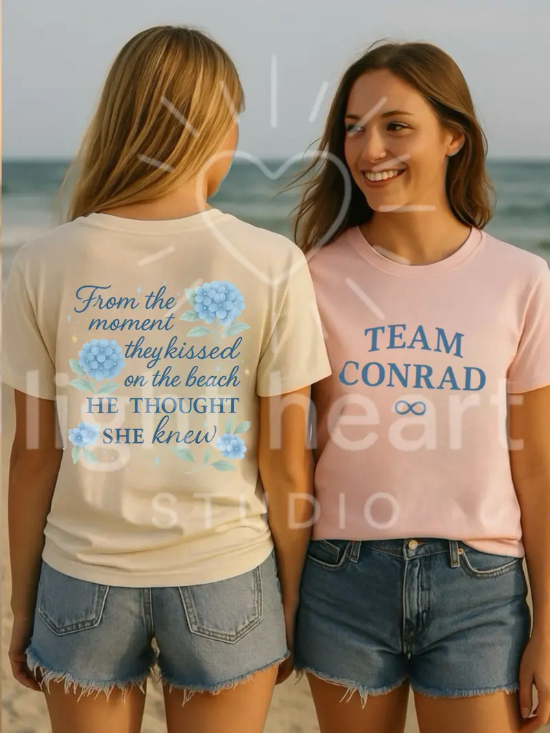Team Conrad, He thought she knew, tsitp merch, cousins beach, comfort colors  Unisex garment-dyed heavyweight t-shirt
