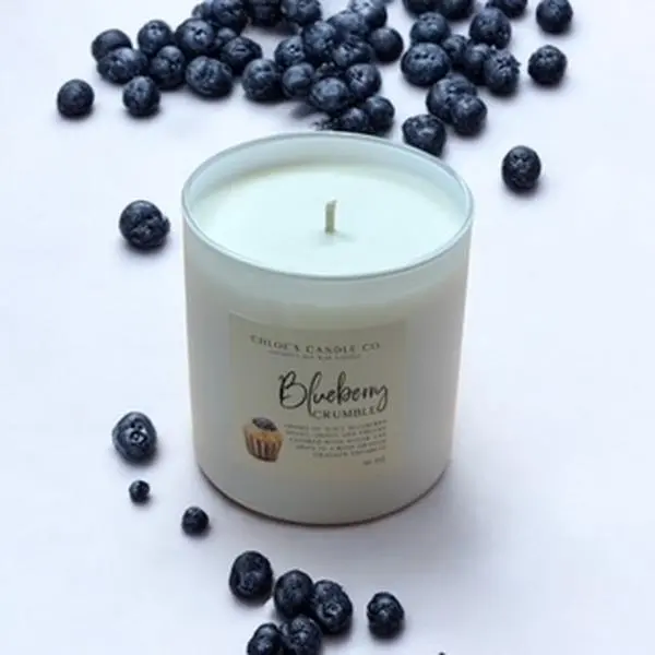 Chloe's Candle Co. - Blueberry Crumble 10 oz Candle