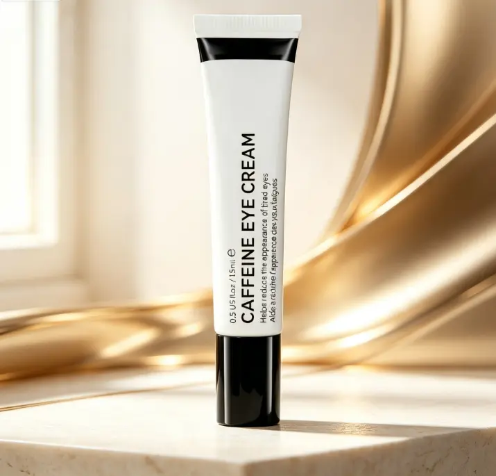 0.5 fl oz Caffeine Infused Eye Cream, Lightweight Under-Eye Serum with Matrixyl 3000, Targets Puffy Eyes, Dark Circles and Visible Fine Lines