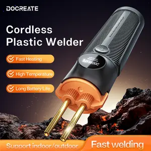 Cordless Plastic Welder Kit, Rechargeable 4000mAh Battery Hot Stapler Repair Tool with LED Light, Easy Fix for Car Bumpers, DIY Plastic Repairs, Rechargeable Battery,summervibes