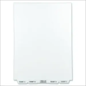 Avery 1079067 Legal Exhibit Paper Reinforced Bottom Tab Divider - 11 x 8-1 & 2 In, White, Alphabetical A - Z