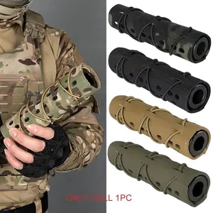 1 tactical muffler protective cover, nylon muffler protective cover, very suitable for wild hunting