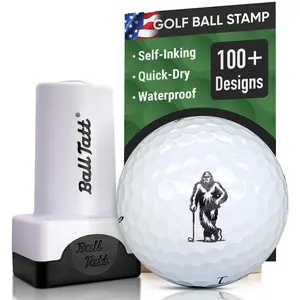 Ball Tatt - Bigfoot Golf Ball Stamp, Self-Inking Quick-Dry Golf Ball Stamper, Ball Marking Tool to Identify Golf Balls, Ideal Golfer Gift (Sasquatch)