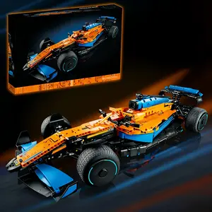 Valentine's Day New Hot F1 Mclaren 1639 Pieces Technical Racing Car Model Speed Champion 42206 Super Car Building Blocks Adult Set