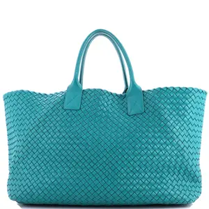 Pre-owned Bottega Veneta Leather Tote Bags REBAG Cabat Tote Intrecciato Nappa Medium by Rebag