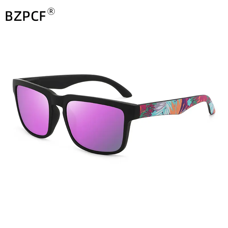 black framed purple film