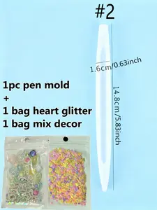 Resin Jewelry DIY Tool Silicone Mold, Handmade Craft Pen Mold, Essential for Crafting Resin Accessories, Perfect for Creative Projects