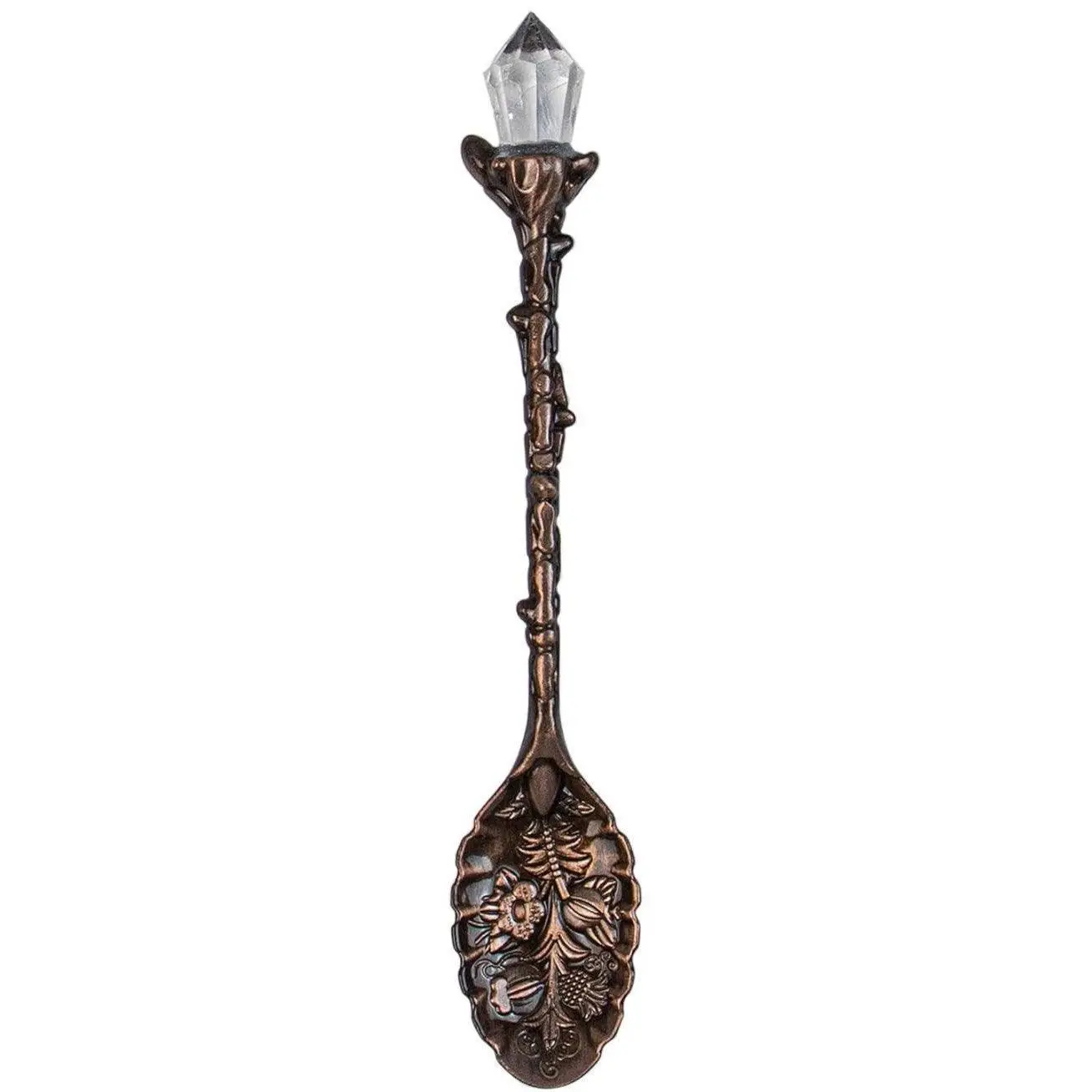 Retro Crystal Spoons Kitchen Dessert Herb Tea Retro Crystal Spoons Kitchen Dessert Herb Tea
