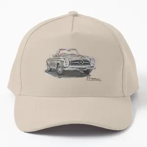 Mercedes Pagoda Roadster Sl Twill Cap Hat - Classic and Elegant Design, High-Quality Twill Fabric, Adjustable Strap for Comfort, Perfect for Car Enthusiasts and Collectors