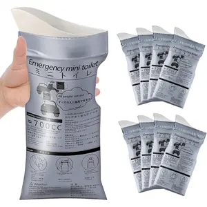 Car Toilet Emergency Urine Bag, Self-Driving Tour Travel Essential, One-Time Convenient Use, Universal for Outdoor Camping