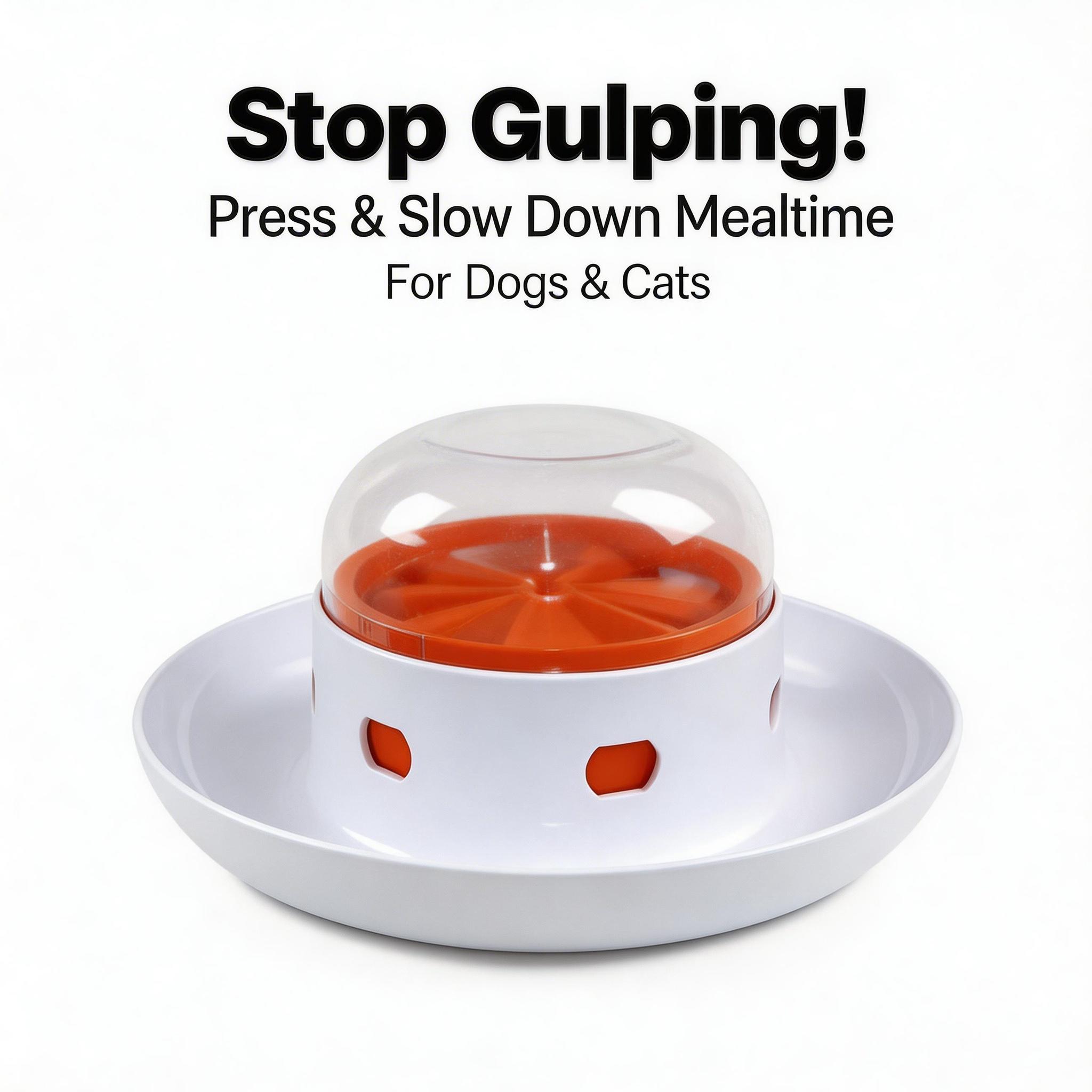 Interactive Puzzle Toy for Dogs EnrichmentPet Slow Feeder Dispenser for Dry Food andTreat Dispenser (All Breed Sizes)