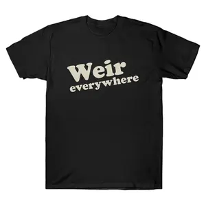 Oversized Weir Everywhere Grateful Dead Tee Graphic T-Shirt Streetwear Holiday Wear y2k cotton fashion Streetwear Lover Gift Top Trending
