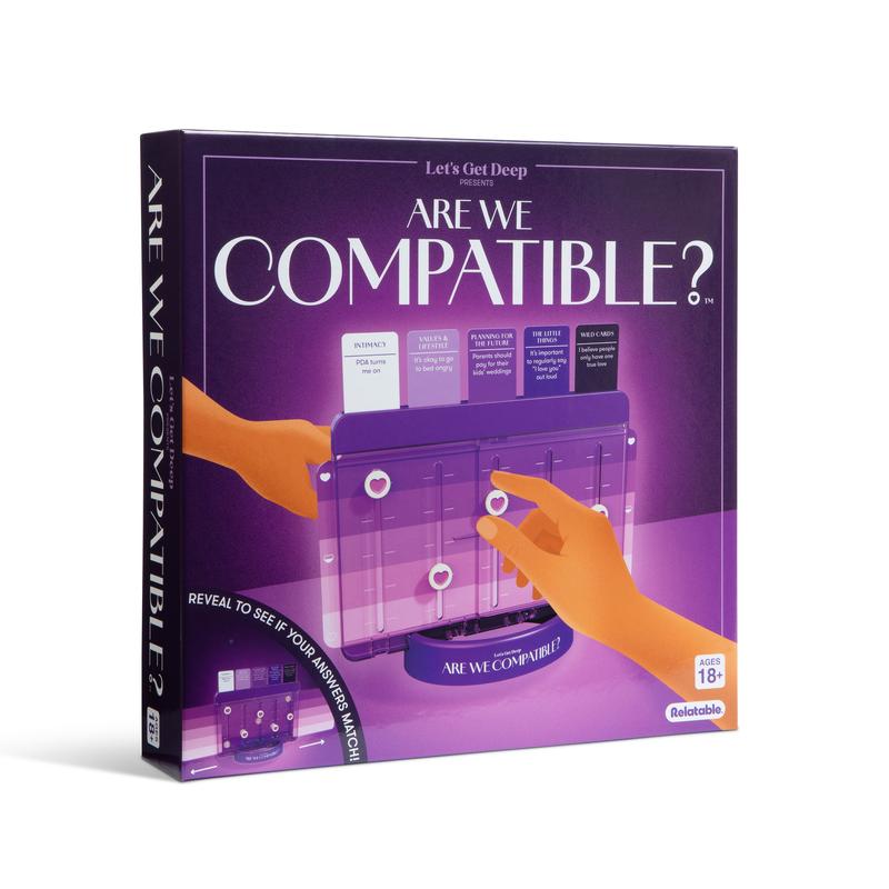 Are We Compatible? by Relatable, A Romantic Relationship Card Game and Couples Games for Adults - Perfect for Fun Date Night Ideas, Gifts for Girlfriend, or Wedding Gifts for Newlyweds
