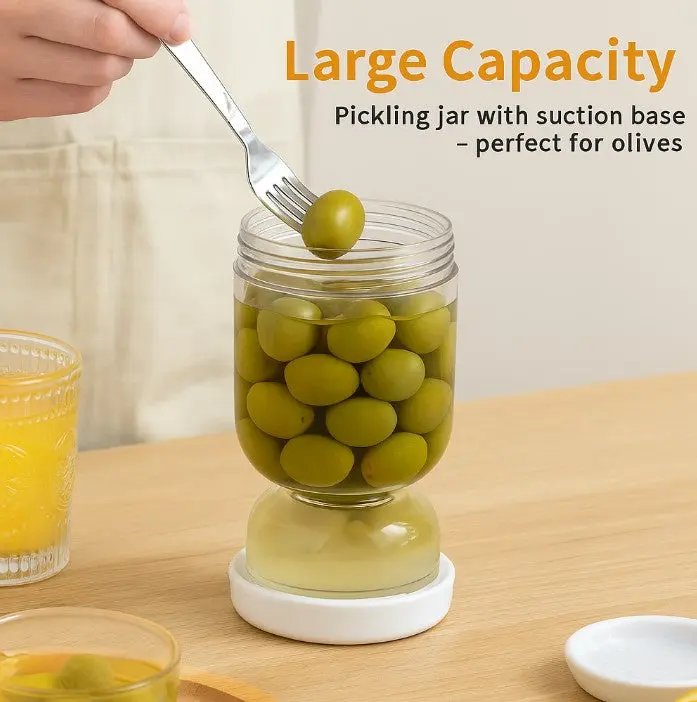 Large Capacity Pickling Jar with Suction Base Large Capacity Pickling Jar with Suction Base
