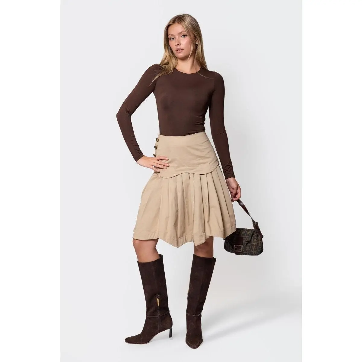 Wendy Skirt (Beige)