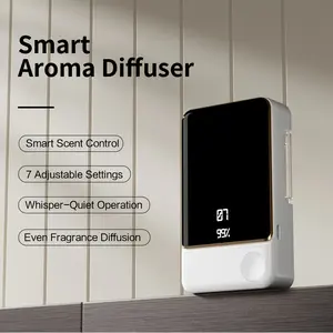 Aroma diffuser automatic Home Air Freshener Deodorizer  Ambient NightLight Wall-Mounted Tabletop Suitable for Various LocationsSeven Adjustable Settings  Long-lasting Fragrance