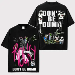 Rocky Don't Be Dumb 2026 Merch #4 - Asap Mob Fans High-quality Cotton T-Shirt, Rakim Mayers Fan Shirt Hip-Hop Shirt, Don't Be Dumb Tour Merch, Gift For Flacko Rap Fan Graphic Tee EPR