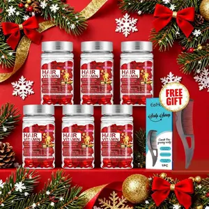6 bottles, 240 capsules, leave-in hair care oil, Moroccan argan oil, hair capsule treatment essence, hair conditioner oil, Christmas gift, suitable gift for girls, comes with a comb